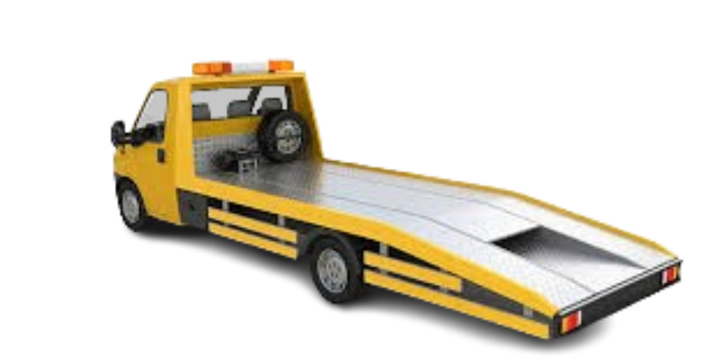 Low-angle towing truck